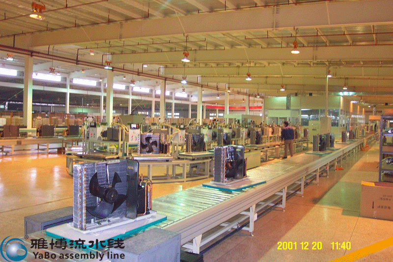 空调外机组装流水线